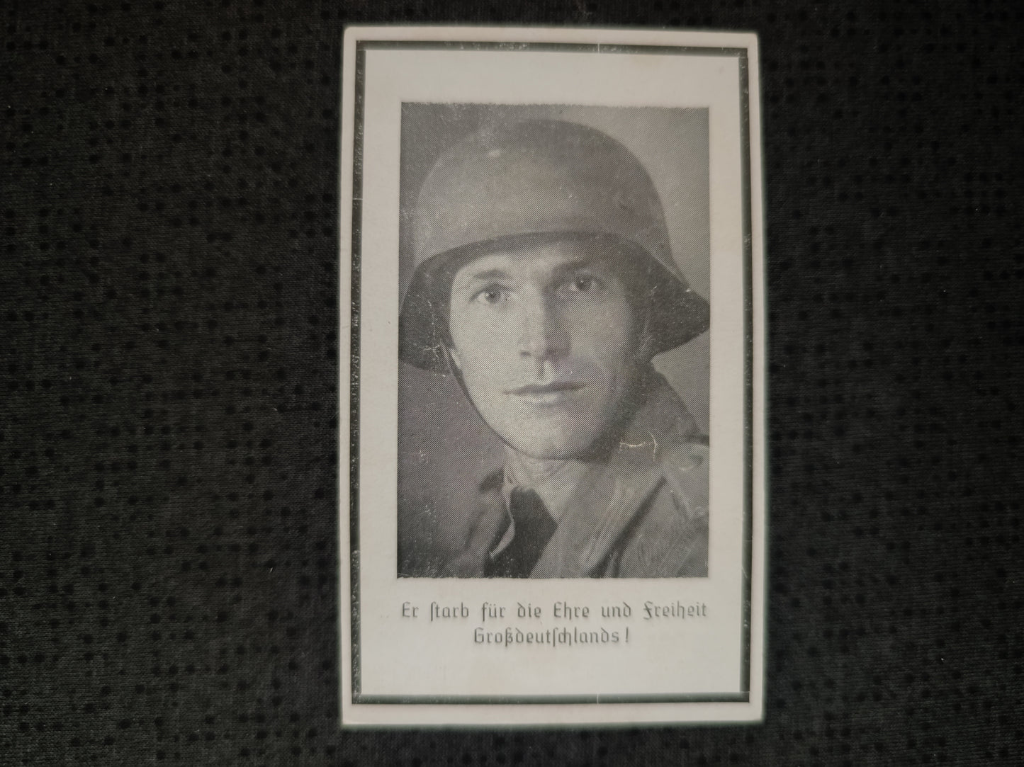 Sterbebild Gefreiter Schardenberg Grenadier Regt. Ortsgruppenleiter NSDAP Cassino Italien