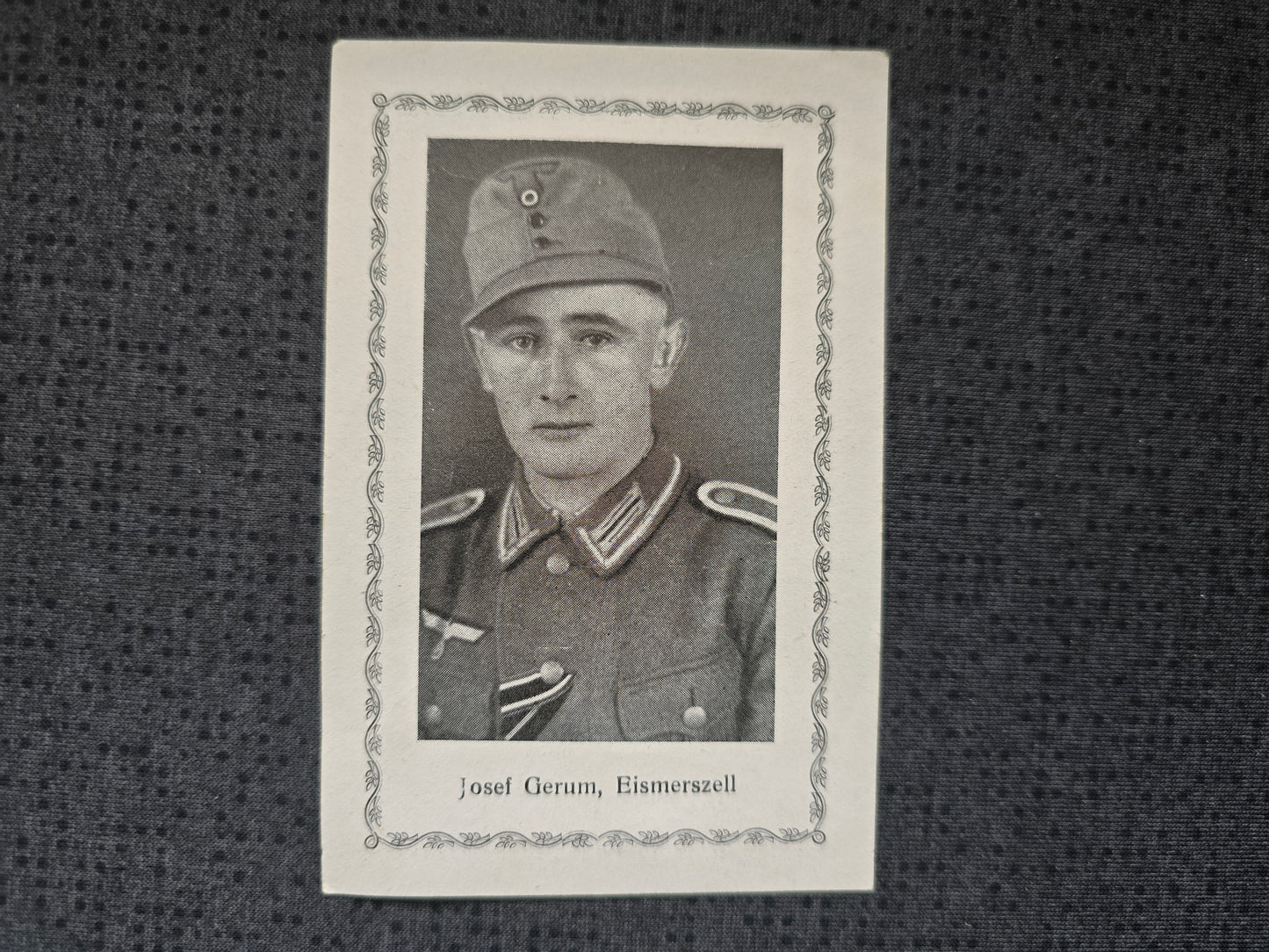 Sterbebild Oberjäger Eismerszell Gebirgsjäger Regt. EK II Belgrad Serbien