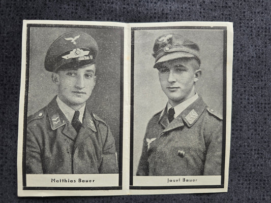 Sterbebild Brüder Hohenwarth Gefreiter Flak-Einheit Luftwaffe Russland Endkampf Österreich