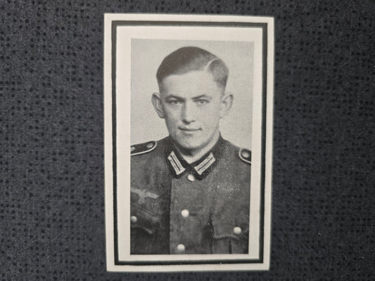 Sterbebild Gefreiter Moosham Grenadier Regt. schwere Kämpfe Osten