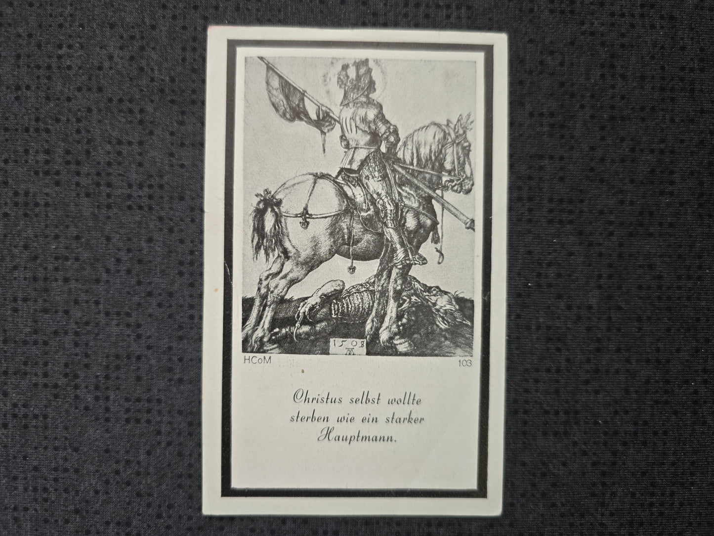 Sterbebild Gefreiter Niederlindhorst 1. Komp. Landeschützen Btl. 342 Eisenbahn Polozk Newel Russland