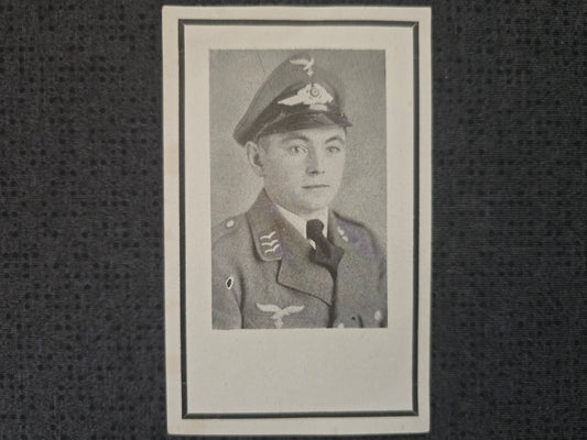 Sterbebild Obergefreiter Mehrnbach Luftwaffen-Einheit Simonskall Hürtgenwald Westen