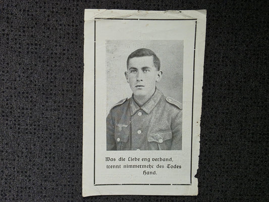 Sterbebild Grenadier Grimburg 13. Komp. Gren. Regt. 105 Tscherkassy Russland