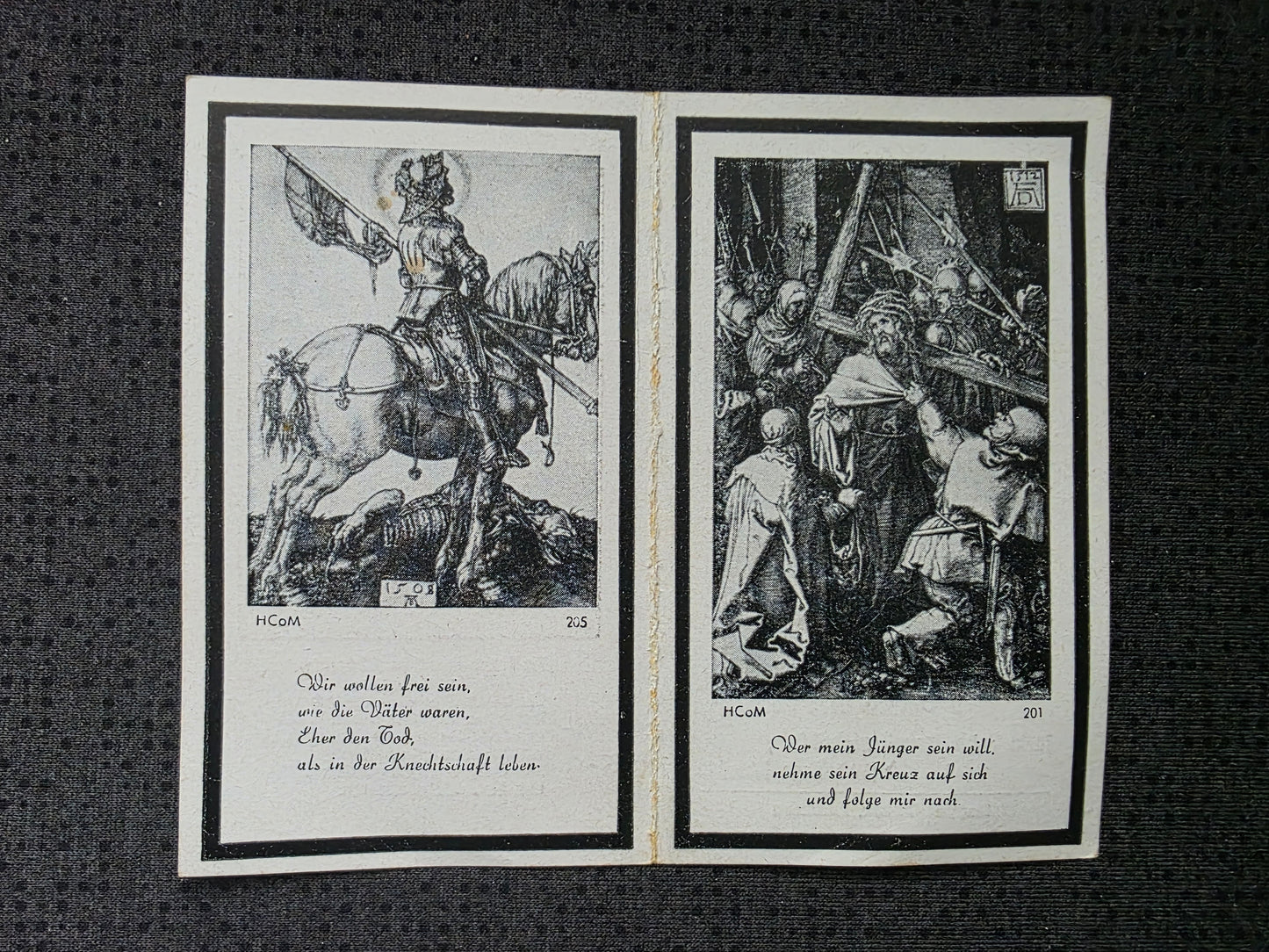Sterbebild Unteroffizier Mittich 3. Komp. Gren. Regt. 747 Cholmerdy-Lokot Russland