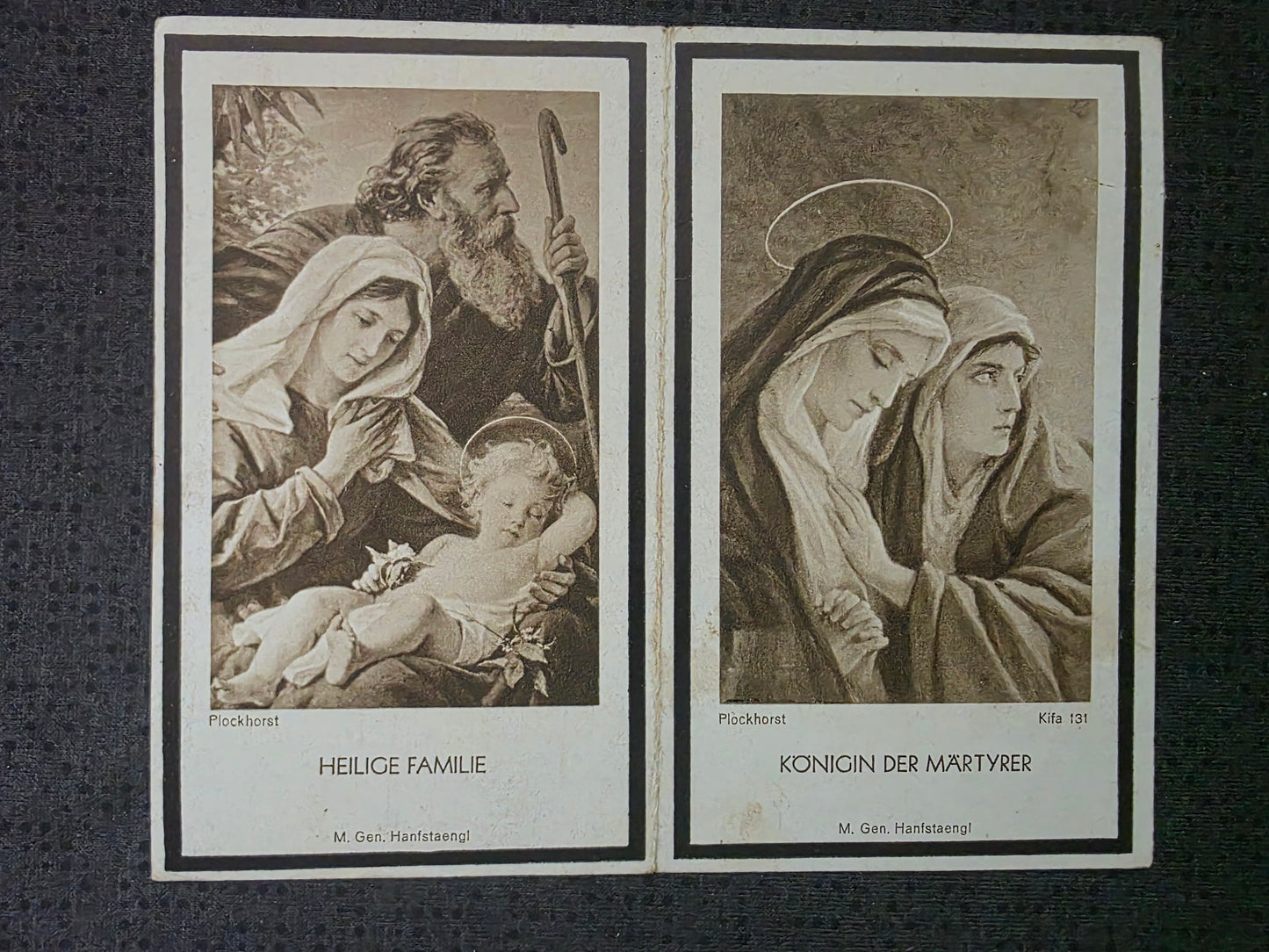 Sterbebild Obergefreiter Gossensaß 10. Komp. Inf. Regt. 438 Belbeck Russland