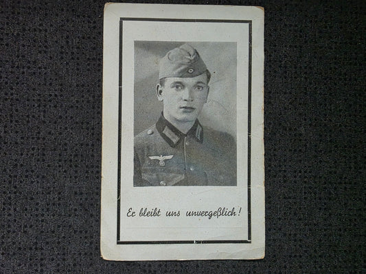 Sterbebild Obergefreiter Garsten Komp. Gren. Regt. 133 Sarniza Russland