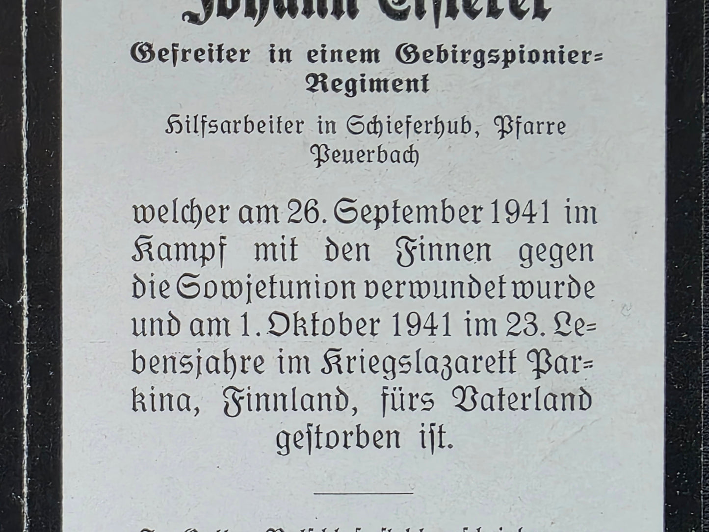 Sterbebild Brüder Bogen Grenadier Stab II Panzer-Gren. Regt. 112 Roslawl Obergefreiter Westen Haldern