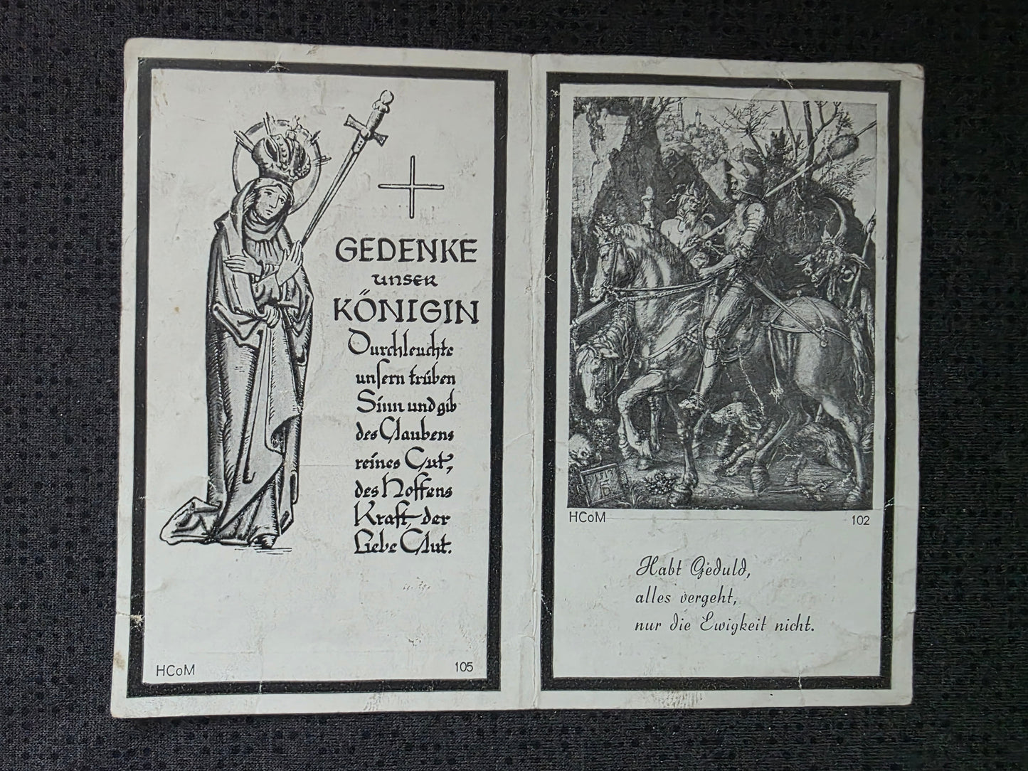 Sterbebild Unteroffizier Engelmannsberg 3. Komp. Geb.-Jäger Regt. 207 Pschyschtal Höhe 998 Kaukasus