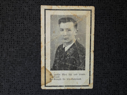 Sterbebild SS-Rottenführer Grosspiesenham Westen Ysselsteyn Holland