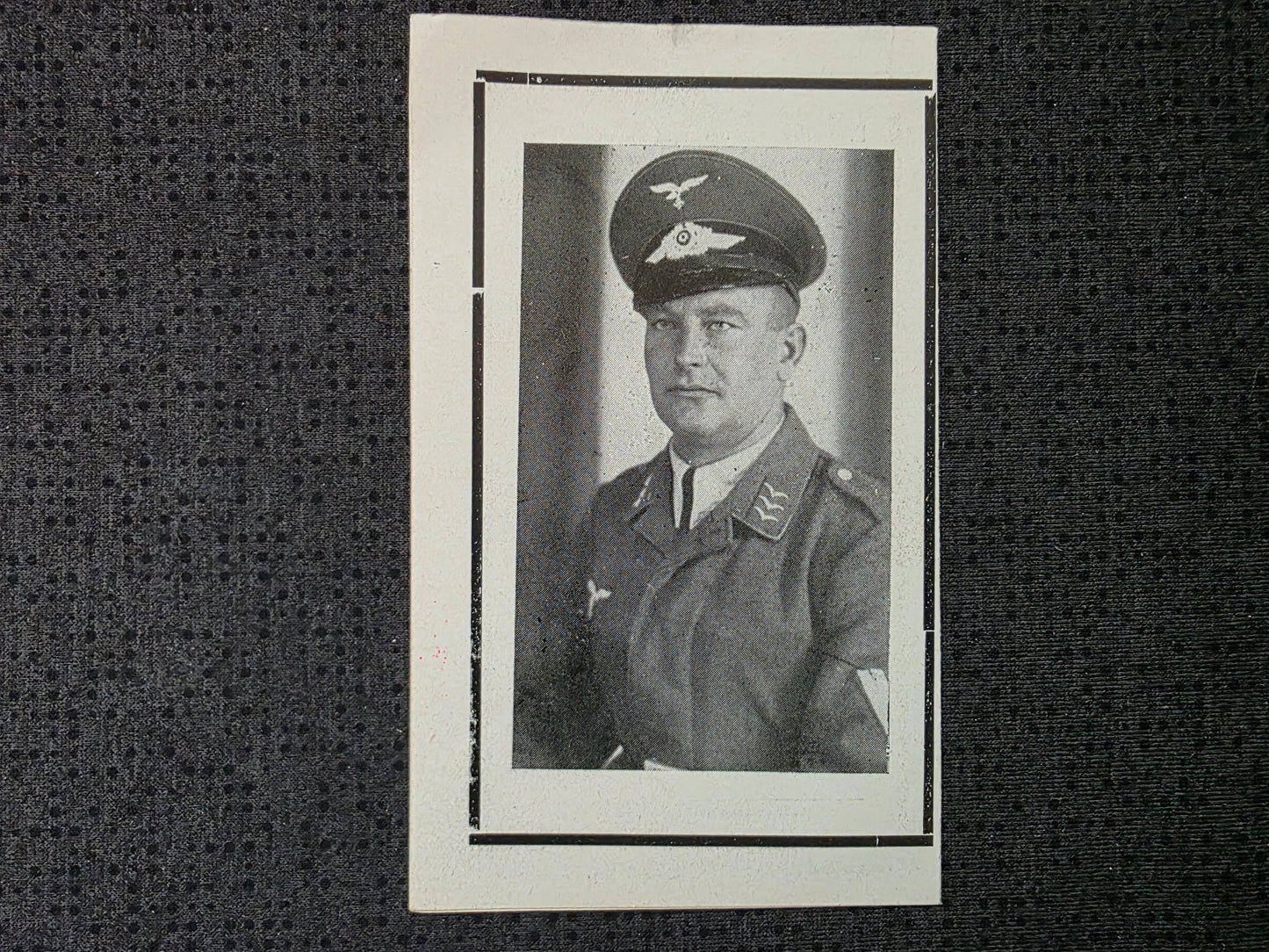 Sterbebild Stabsgefreiter Scheuring Luftwaffe KGL Cozes Berneuil Frankreich