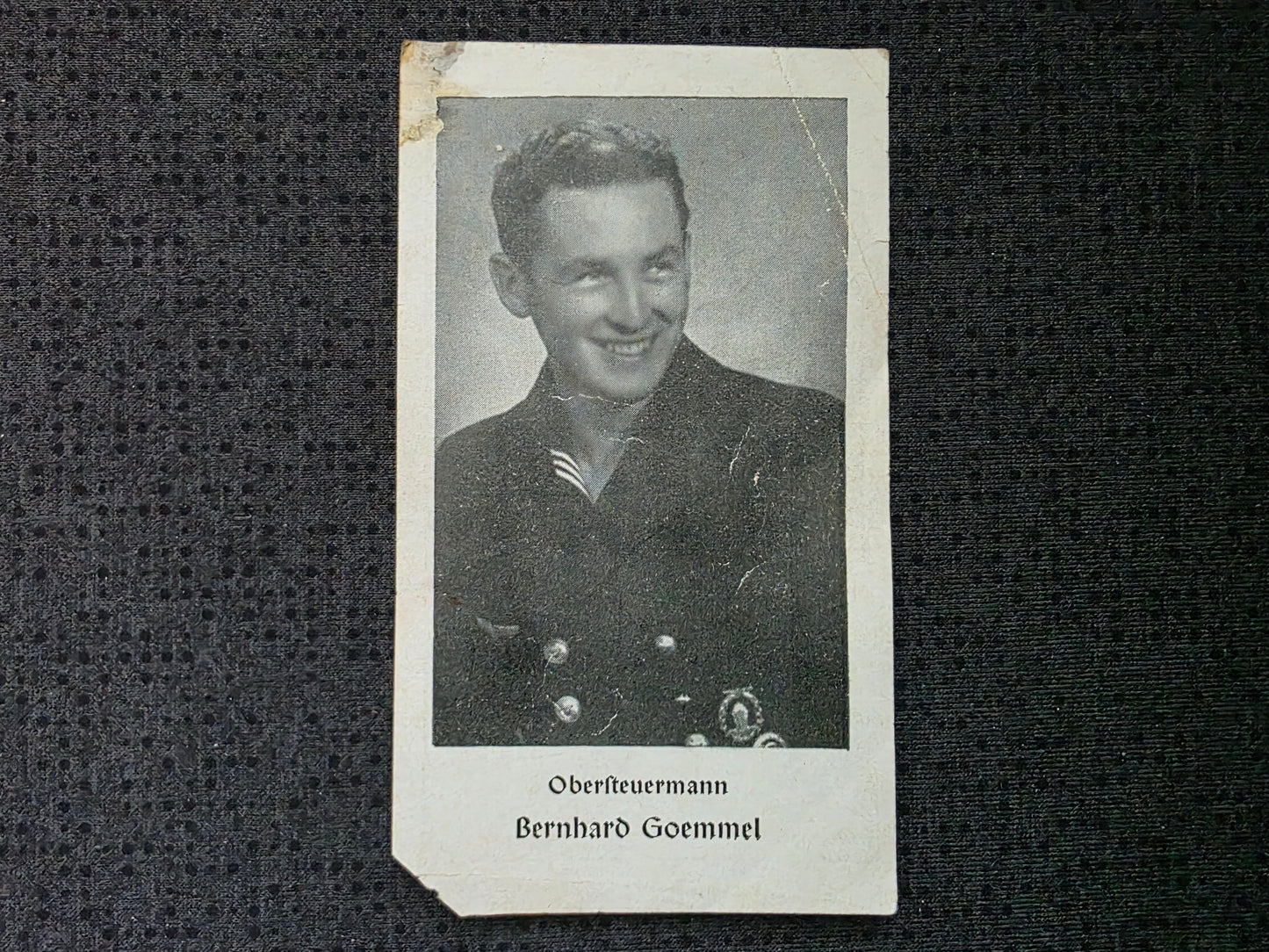 Sterbebild Obersteuermann Wurmannsquick U416 U-Boot Flottenabzeichen Danziger Bucht Ostsee