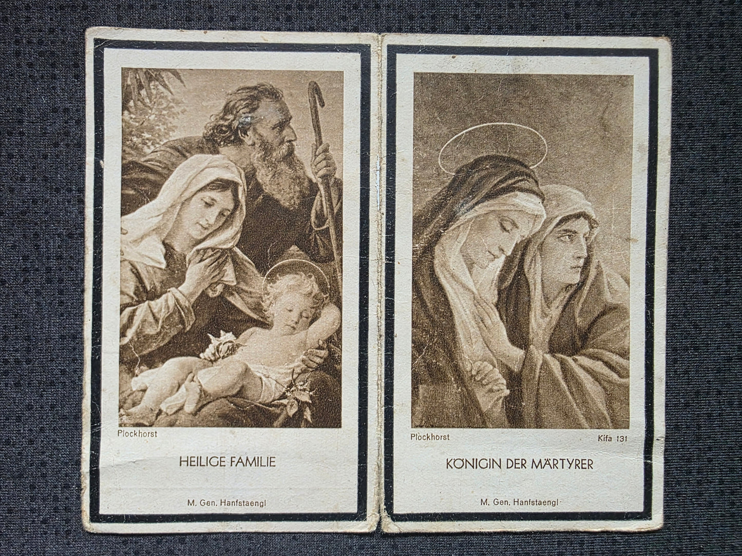 Sterbebild Gefreiter Greinsfurt 2. Komp. Inf. Regt. 407 Mostki Russland