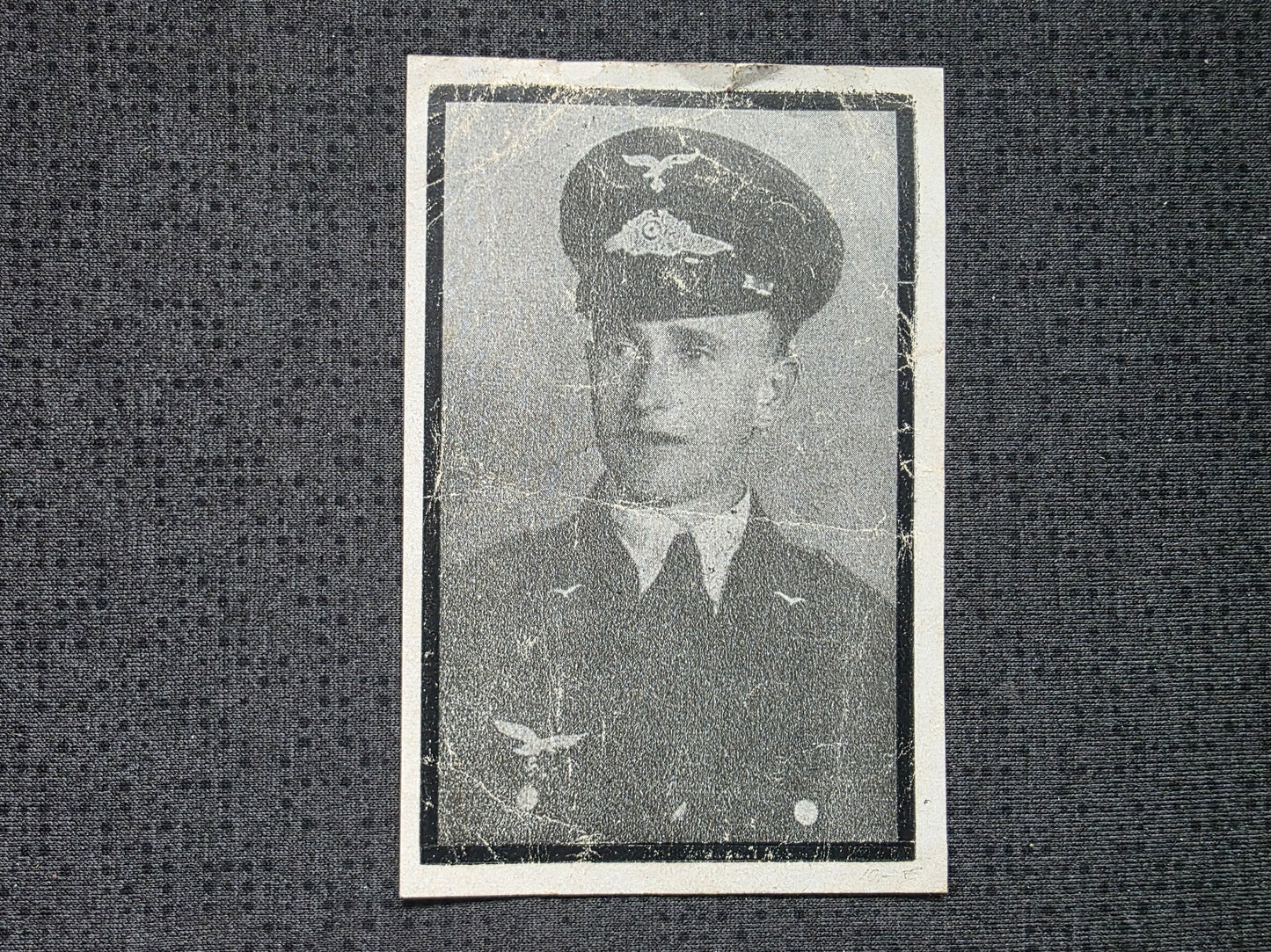 Sterbebild Unteroffizier Schardenberg Flieger später Panzerwaffe Oberleuken Kastel-Staadt Westen