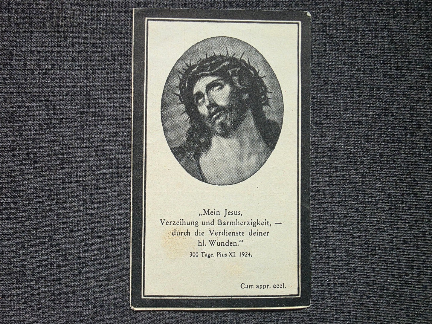 Sterbebild Oberschütze Elling Landesschützen Regt. Endkampf Danzig Polen