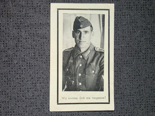 Sterbebild Obergefreiter Obervilslern Volkgrenadierdivision VGD Endkampf Bad Neuenahr Deutschland