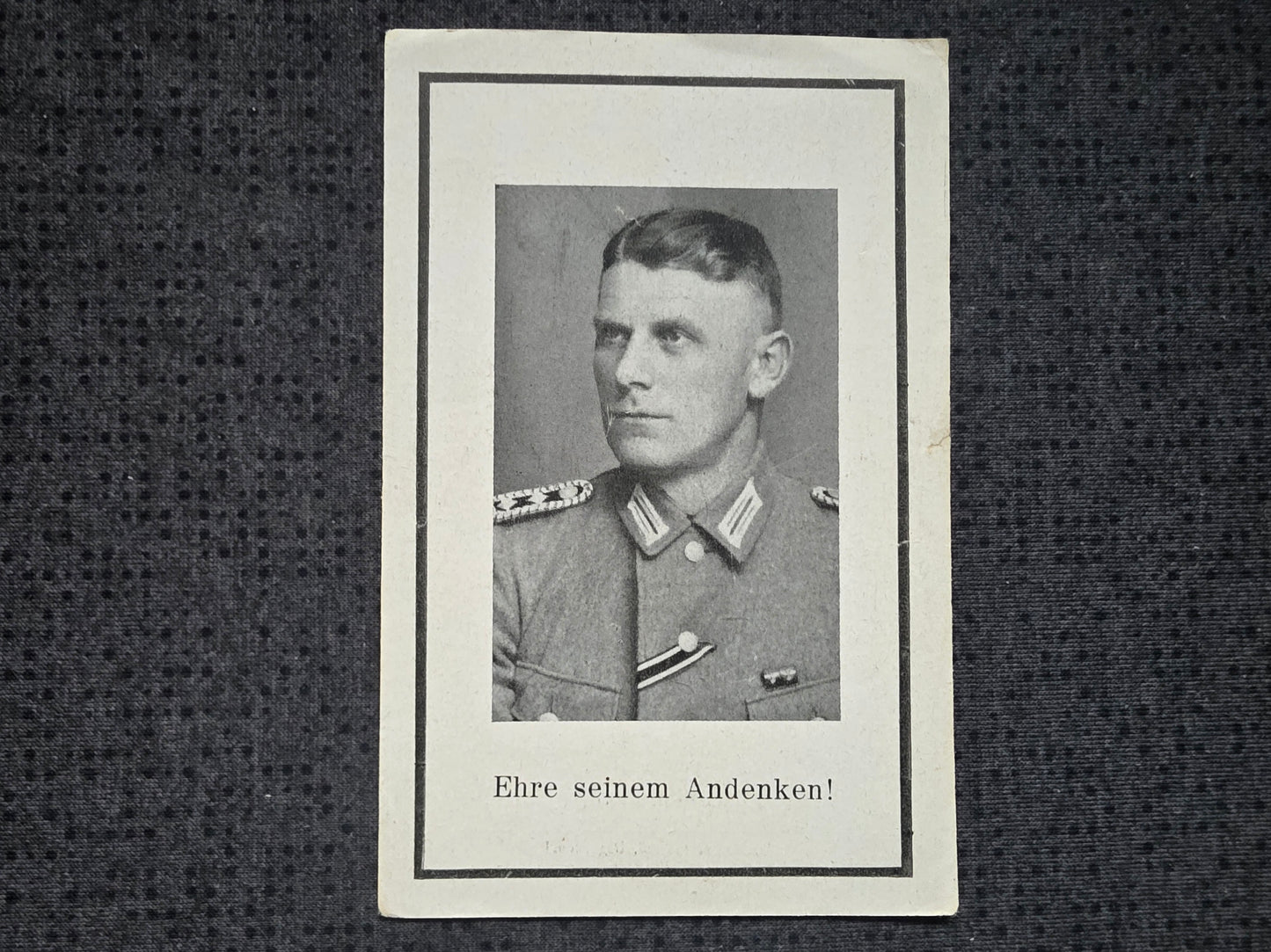 Sterbebild Hauptwachtmeister Passau Schutzpolizei Vanagi Kurland Lettland