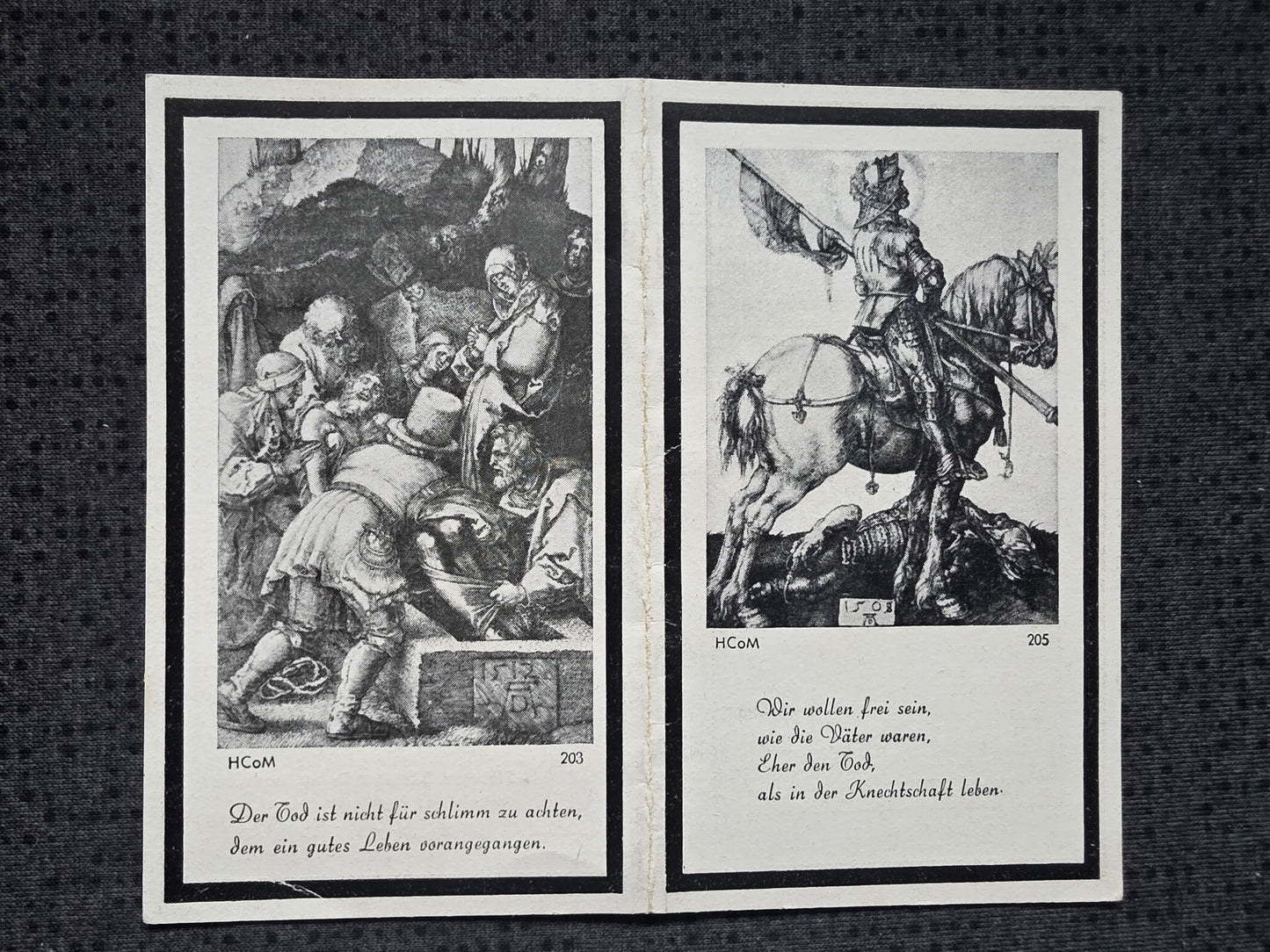 Sterbebild Gefreiter Mamming 7. Komp. Gren. Regt. "Großdeutschland" GD Charkow Ukraine