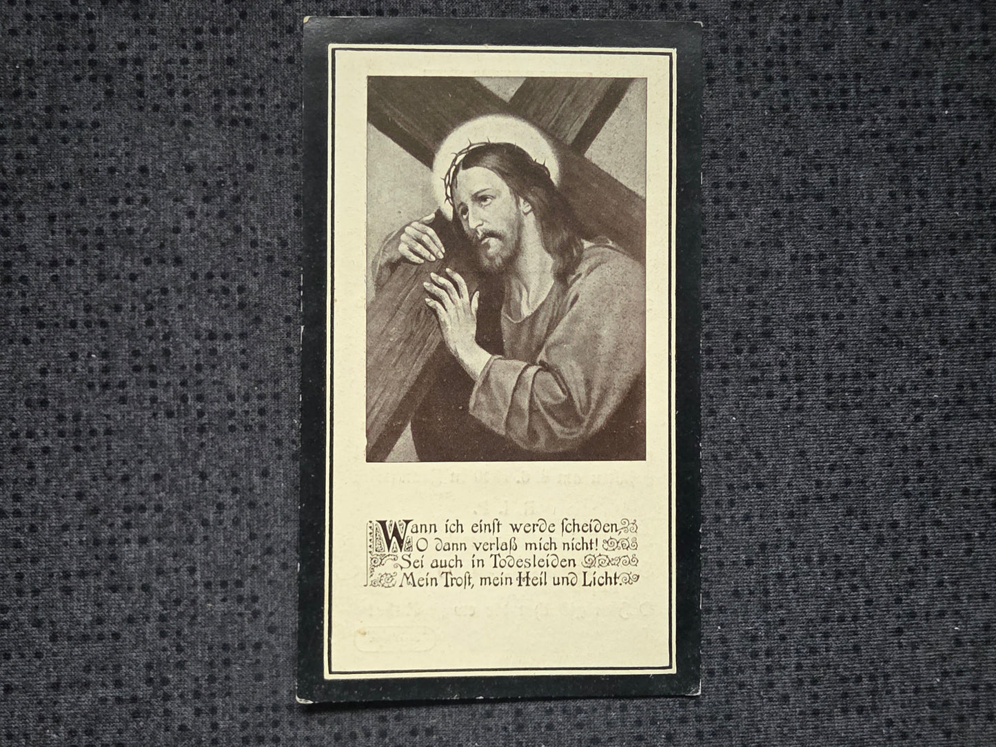 Sterbebild Unteroffizier Stadl Kavallerie Stab "Brigade Senger" Boullainvillers Frankreich