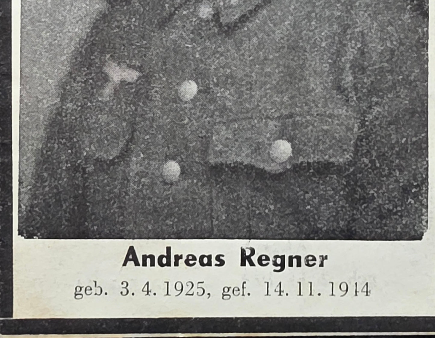 Sterbebild Brüder Witzmannsberg SS-Unterscharführer Farsalos Griechenland Panzer Regt. Kopenhagen Dänemark Obergefreiter Lilijas Lettland