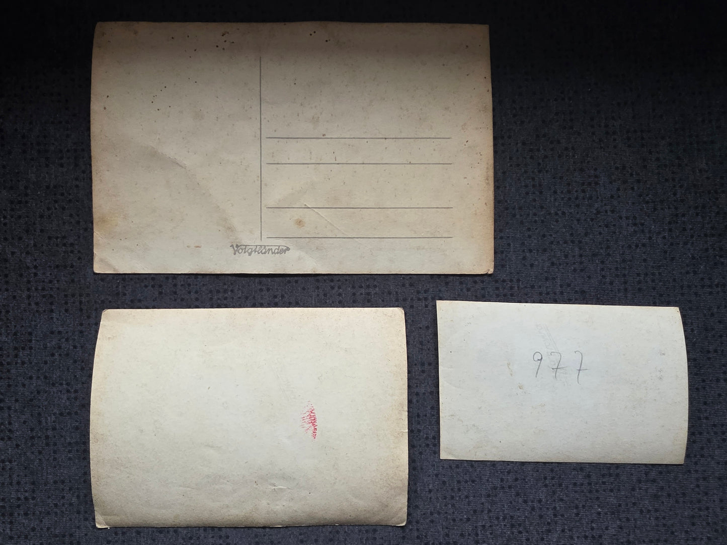 Kleines Konvolut Sterbebild (Zeitung) + Fotos Gefreiter Gaitolowo Russland