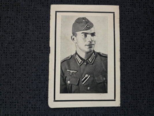 Sterbebild Feldwebel Neustadt an der Haardt Gebirgsjäger Regt. Prosik-Zavstrog Mostar Bosnien Serbien