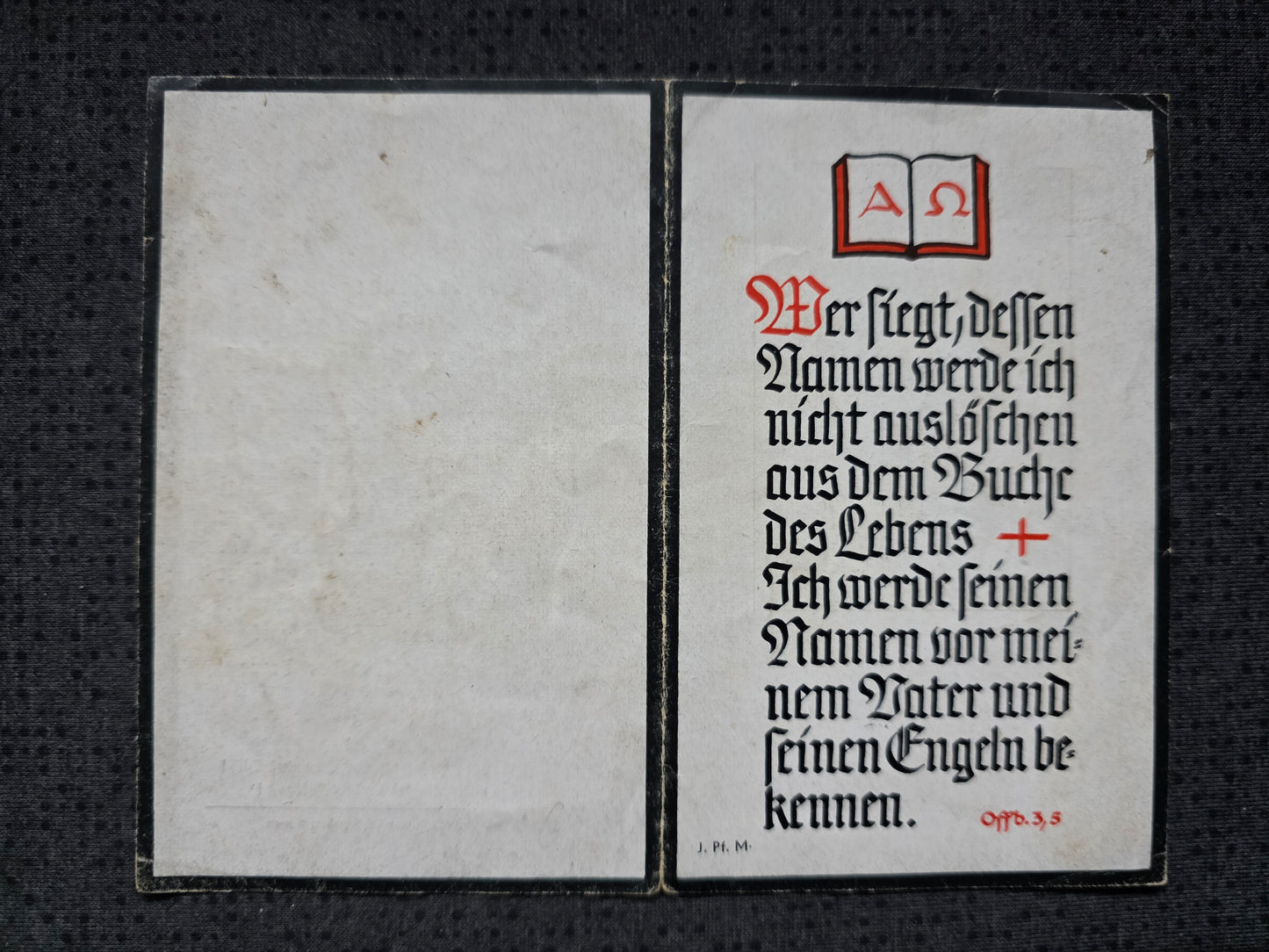 Sterbebild Gefreiter Ainbrach Flak-Abt. Seenotkommando 4 Kanalküste Le Havre Frankreich