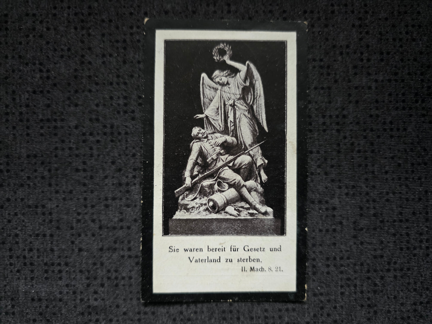 Sterbebild Krankenträger Braunau 1. Sanitäts-Feldkompanie Bailleul Neuville-St.-Vaast Frankreich