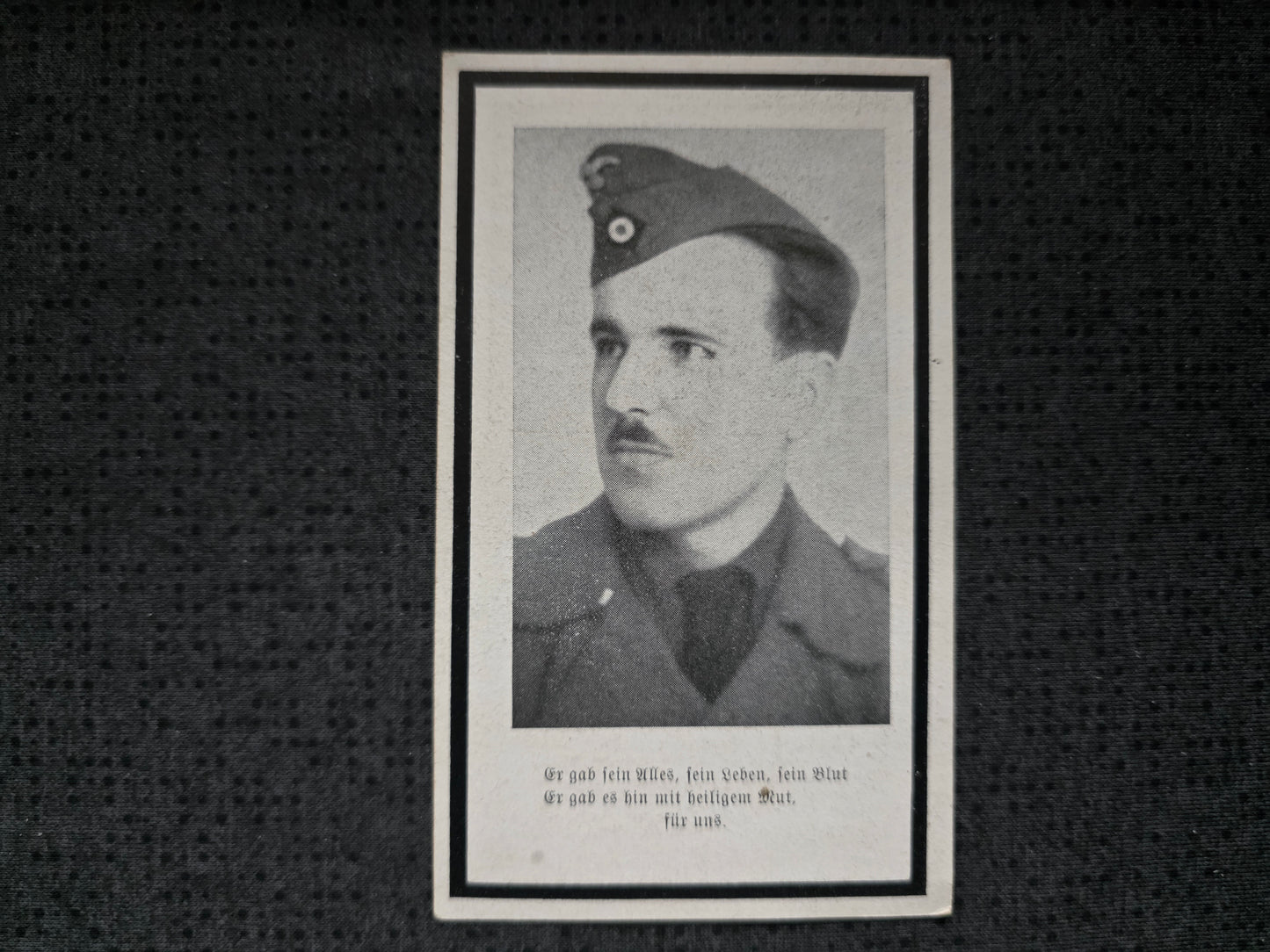 Sterbebild Unteroffizier Lochhausen 1. Batterie Sturmgeschütz-Brigade 237 Mogilew Russland