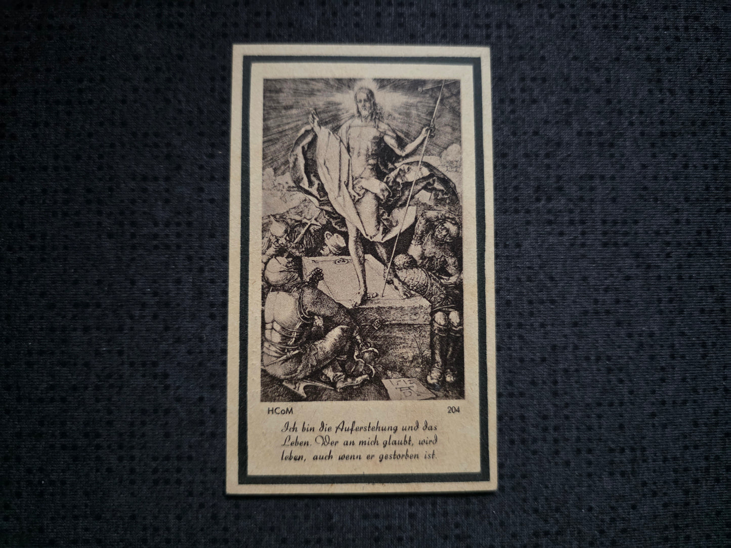 Sterbebild Gefreiter Windorf 4. (Schw.) Aufkl.-Abt. 238 Feldlaz.608 Borissowka Russland