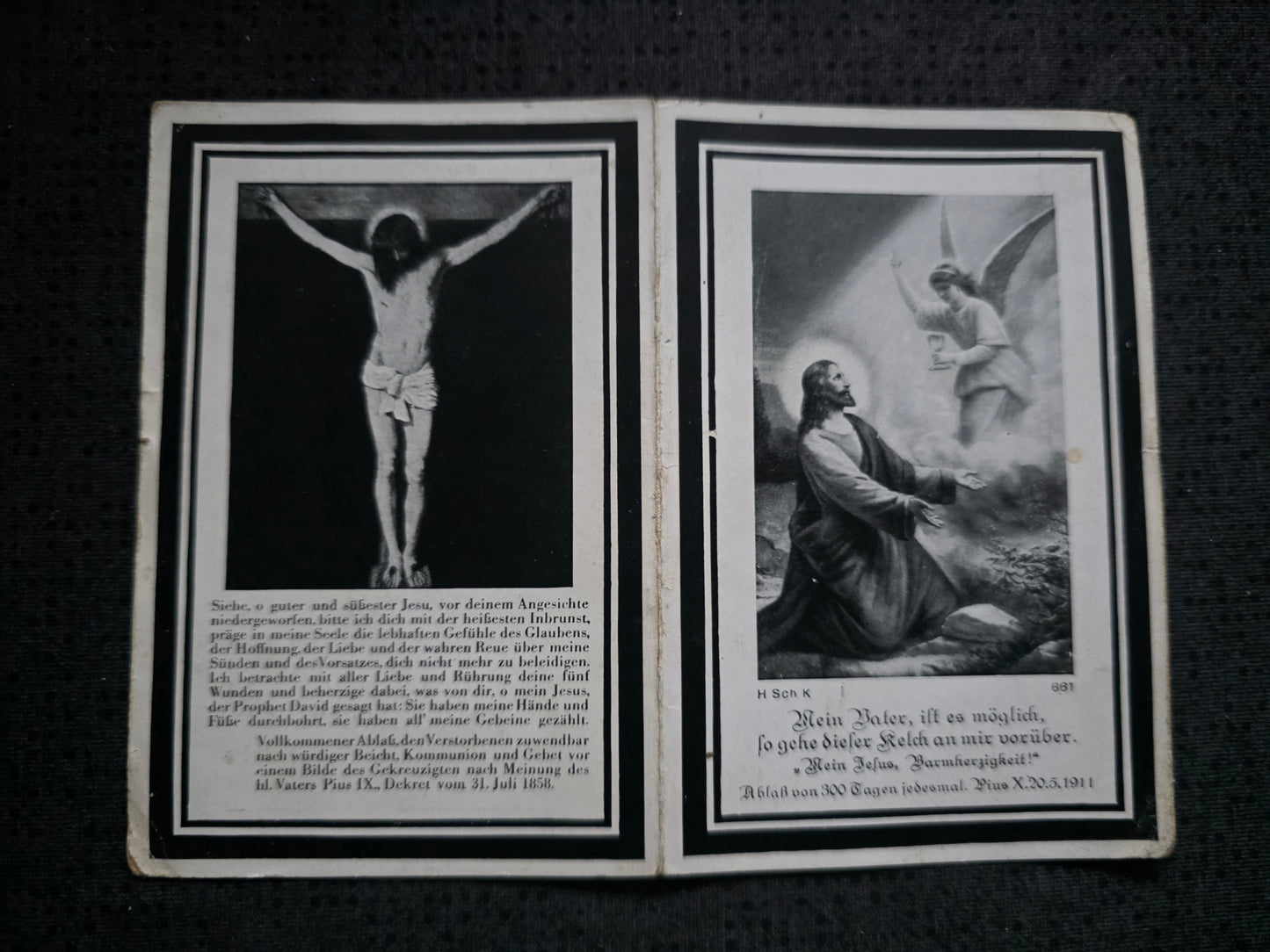 Sterbebild Oberschütze Hofstetten Stab Panzer-Regt. 7 Châtillon Reims Frankreich - www.mmilitaria.com