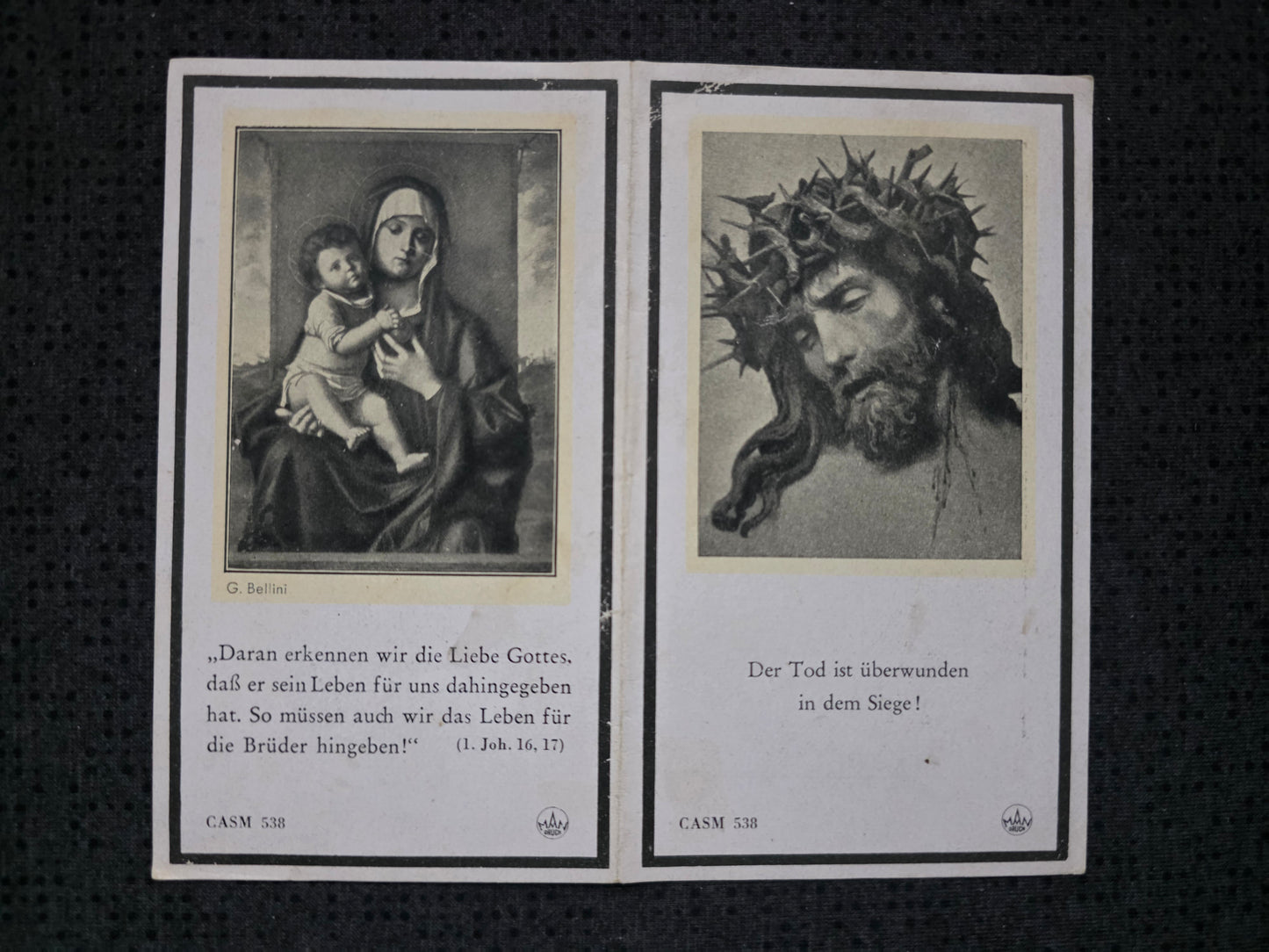 Sterbebild Leutnant Kompanie-Chef Grenadier Regt. Bjelgorod Russland