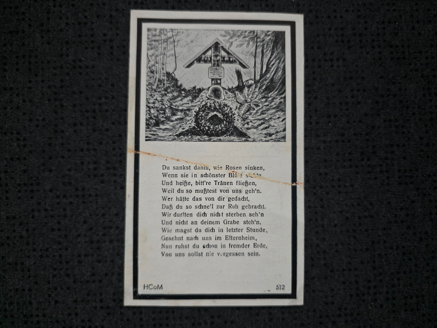 Sterbebild RAD-Vormann Pfarrkirchen Flak-Einheit Wien Österreich