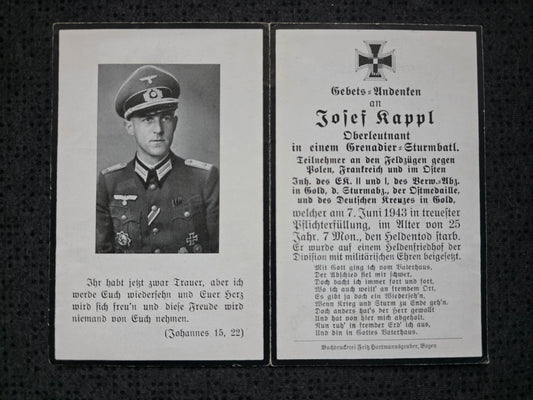 Sterbebild Oberleutnant Welchenberg 12. Komp. Gren. Regt. 216 DKiG Archangelskoje Russland