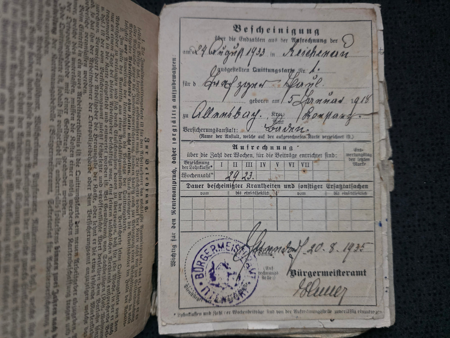 Konvolut Soldbuch + Dokumente + Fotos Luftwaffe Flakbatterie Flak Abt. 999 Strafbataillon