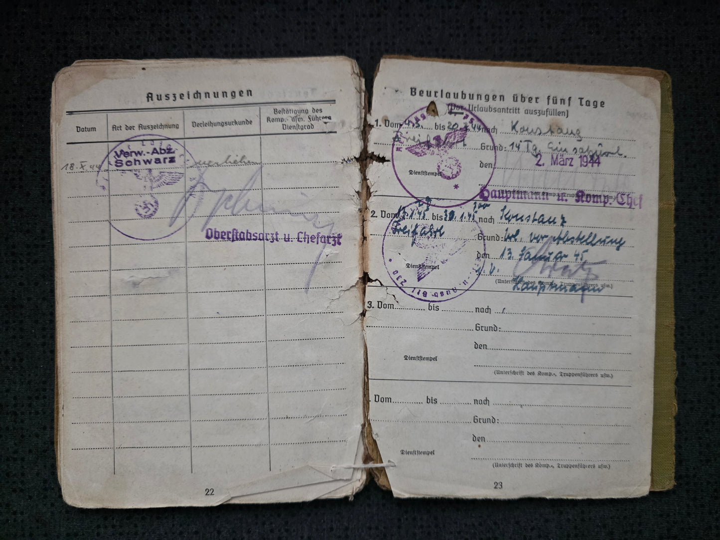Großes Konvolut Soldbuch + Wehrpass Tasche + Mitgliedsbuch DAF + Dokumente
