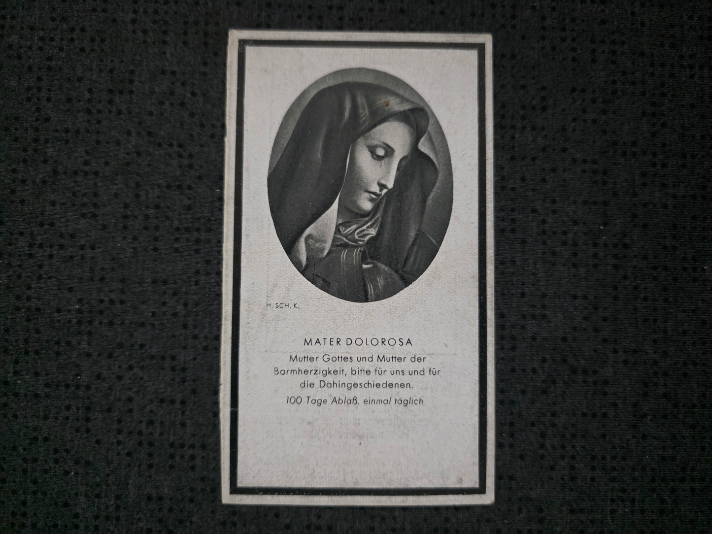 Sterbebild Unteroffizier Wolznach III. Sturmgeschütz Abt. 185 PSA Nikolskoje Russland - www.mmilitaria.com