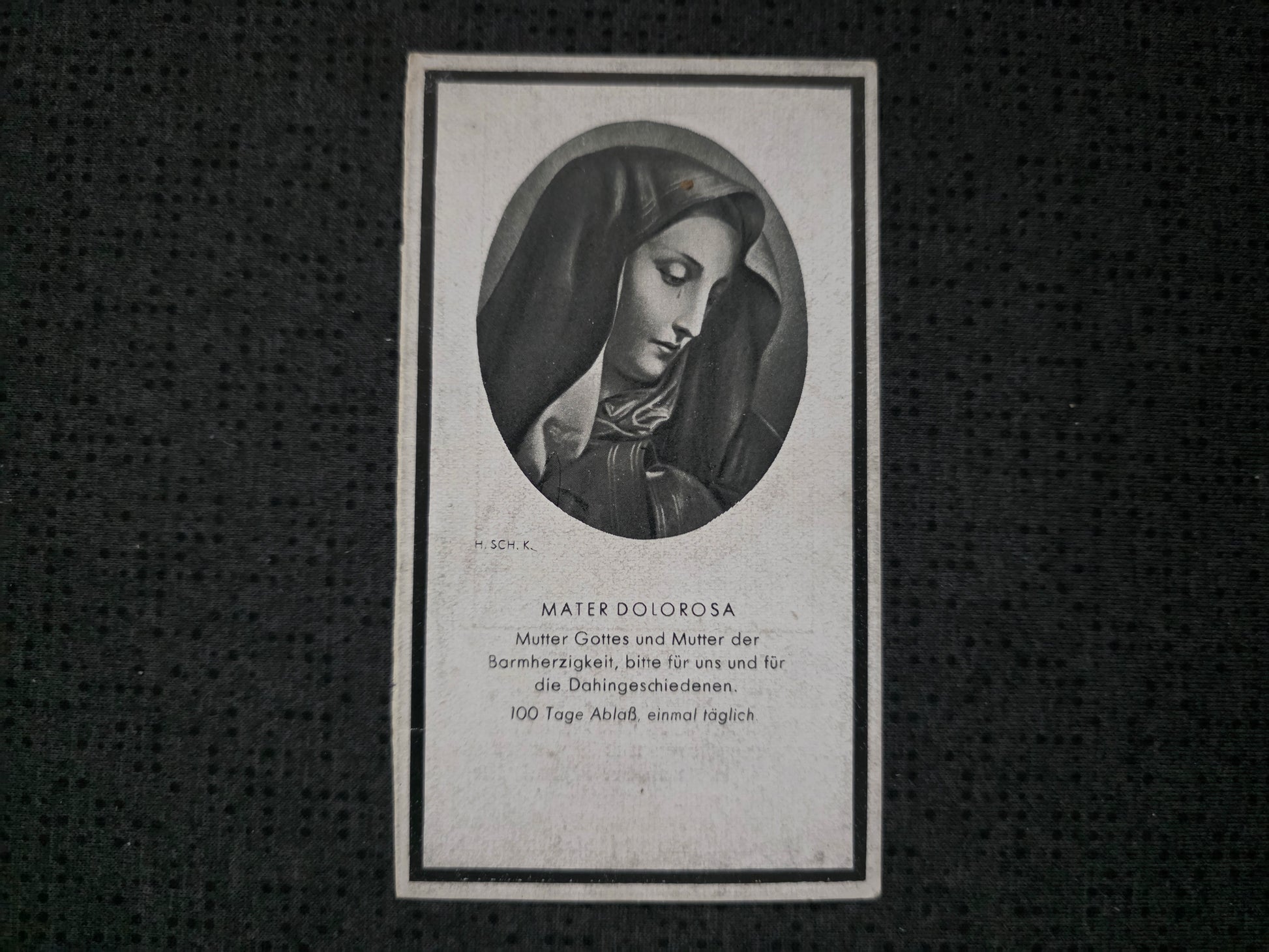 Sterbebild Unteroffizier Wolznach III. Sturmgeschütz Abt. 185 PSA Nikolskoje Russland - www.mmilitaria.com