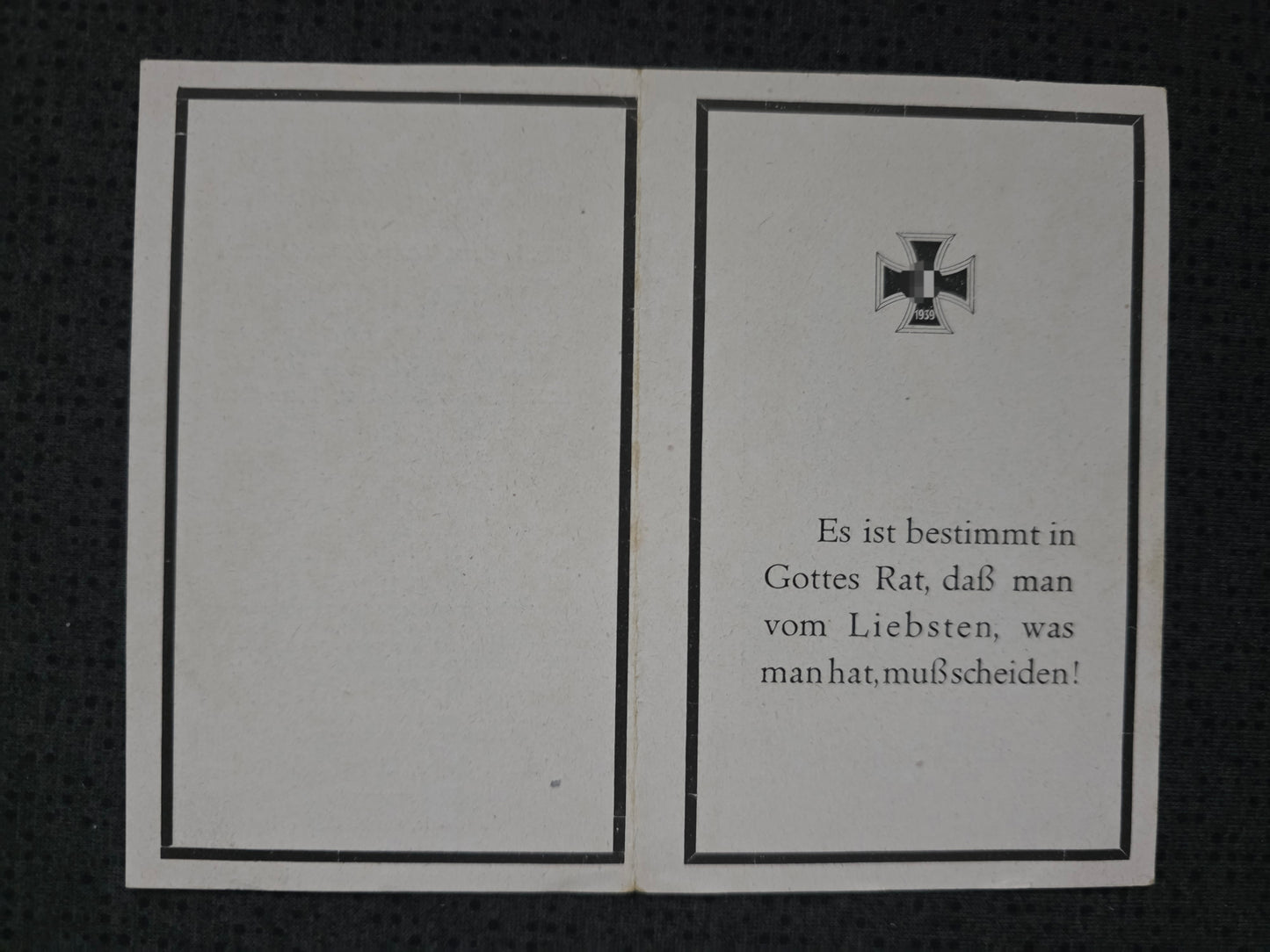 Sterbebild Unteroffizier Raab 2. Komp. Panzer-Pionier Btl. 38 NKS Tessé-la-Madeleine Normandie Frankreich - www.mmilitaria.com