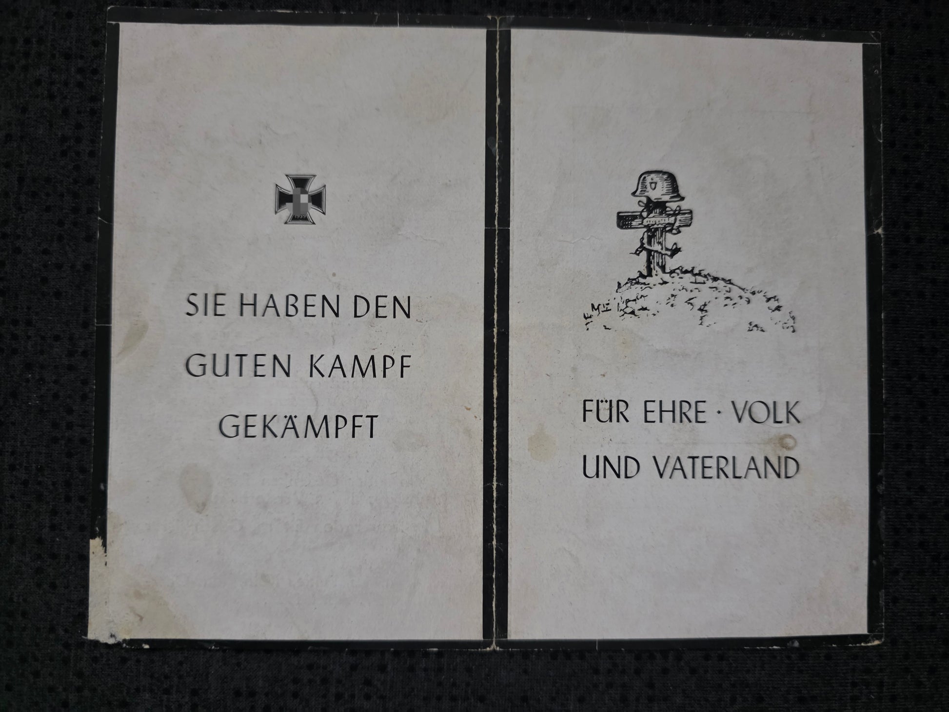 Sterbebild MtrOGfr. Zelldingen Kommando 14. Vorposten Flottille IJmuiden Velsen Holland - www.mmilitaria.com