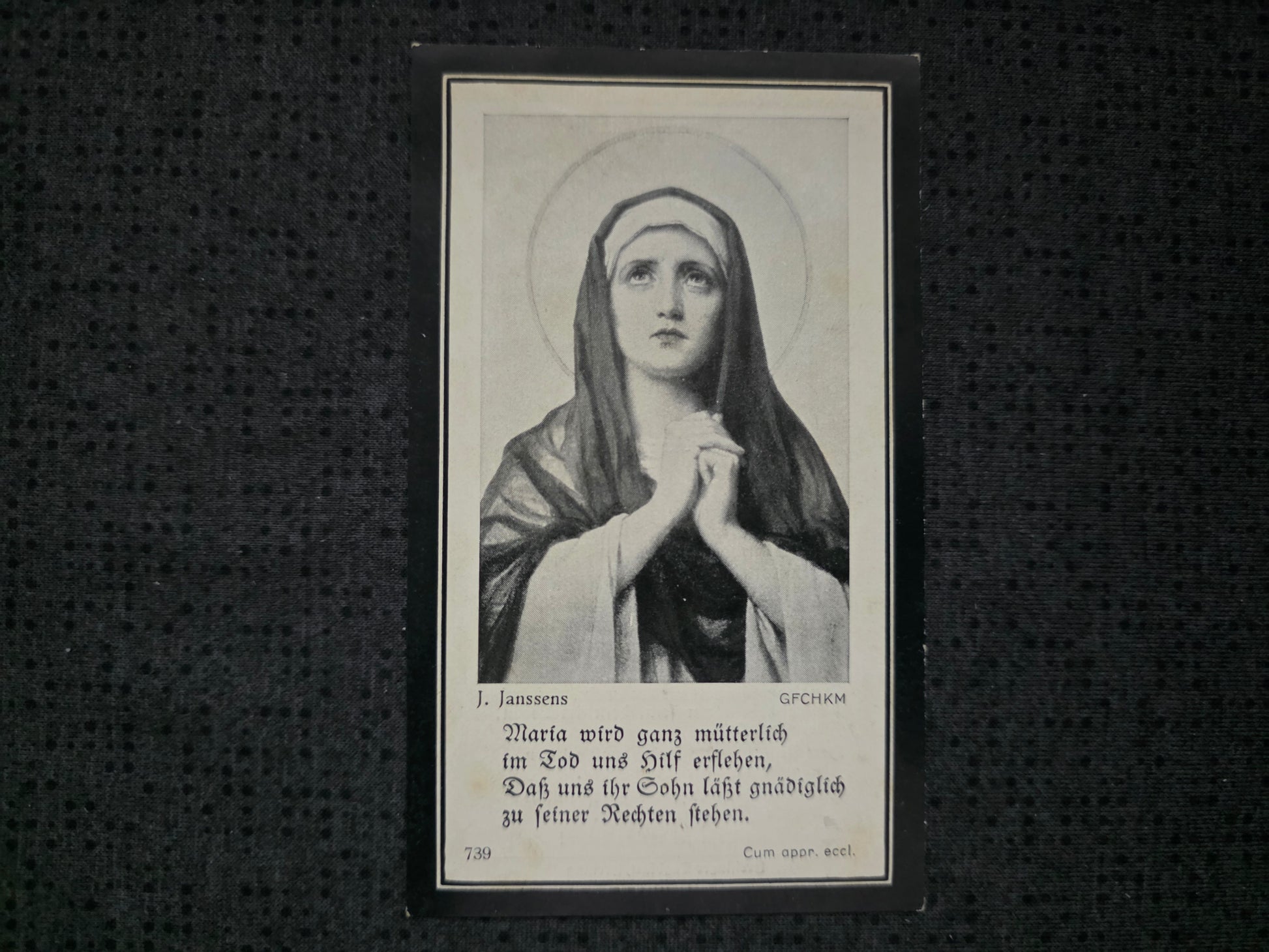 Sterbebild Leutnant & Kompaniechef Infanterie Regt. EK I&II Osten - www.mmilitaria.com