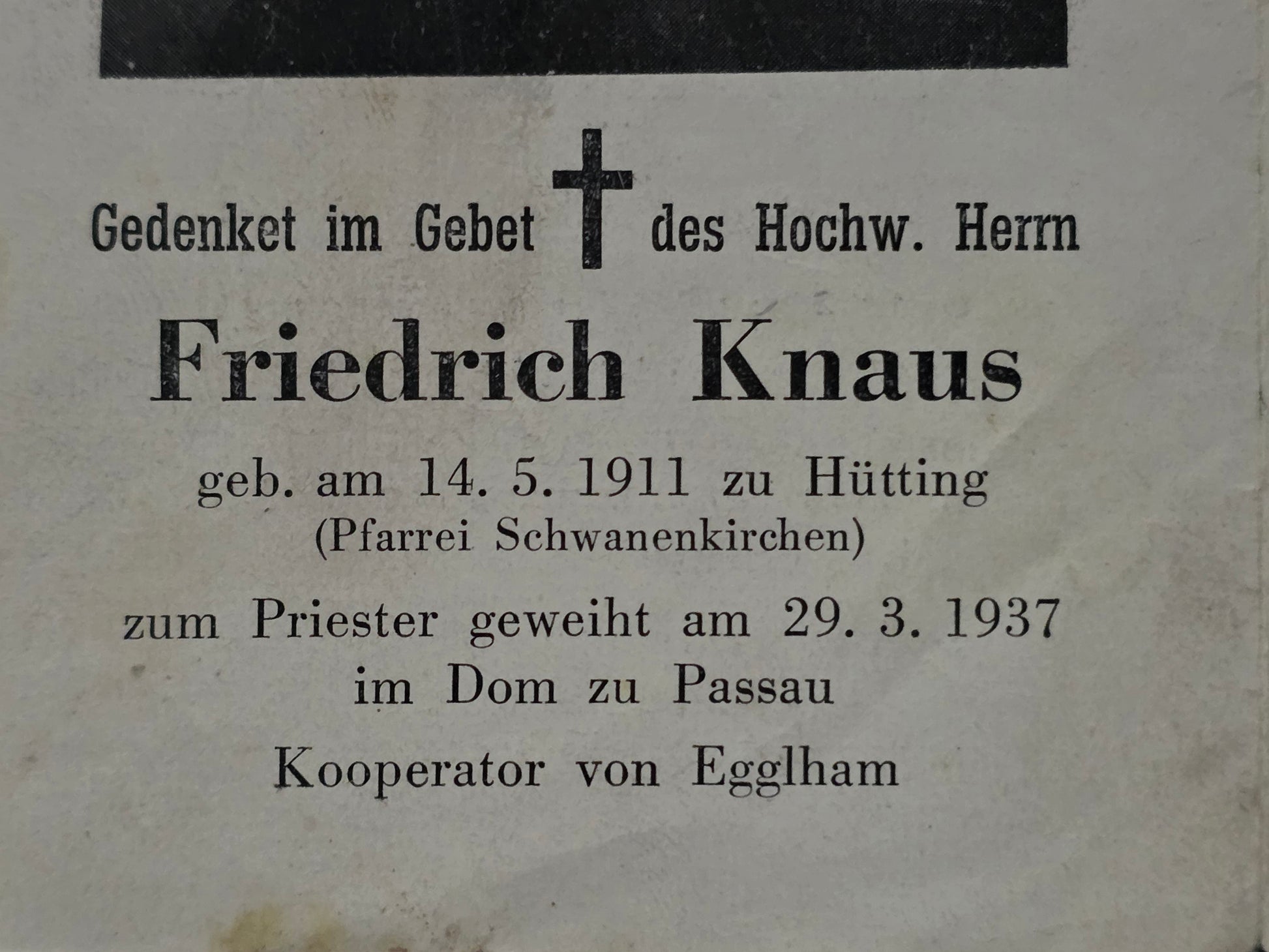 Sterbebild Gefreiter Hütting Priester Gebirgs-San. Komp. 2/97 Tuapse Kaukasus Russland - www.mmilitaria.com