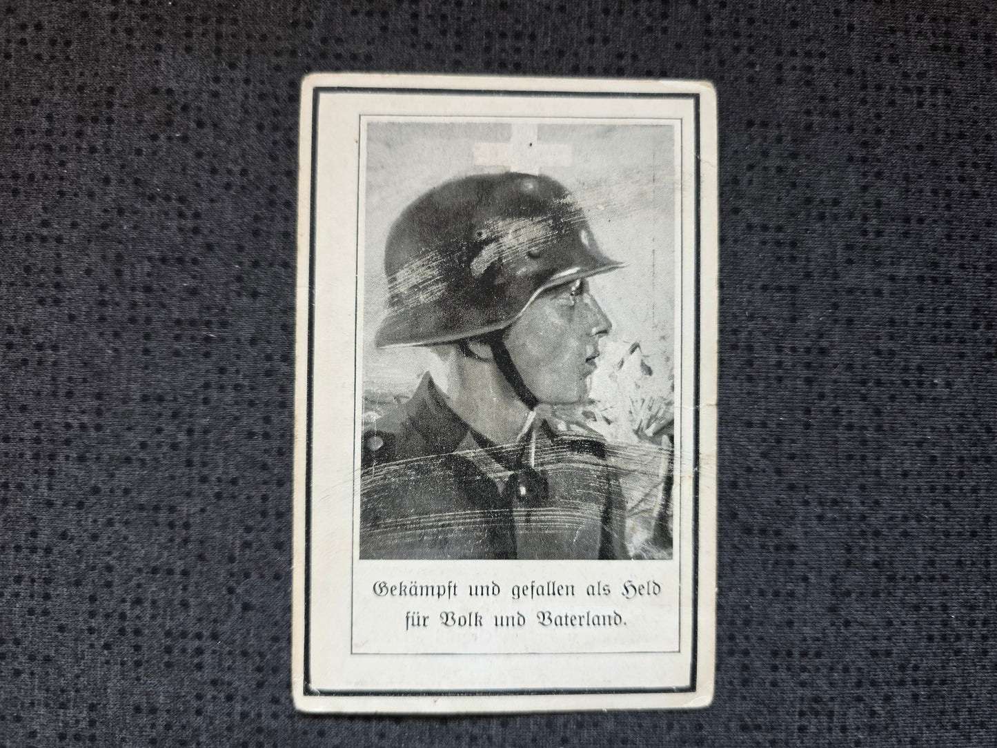 Sterbebild Gefreiter Kleinaign 2. Komp. Panzer-Jäger Abt. 173 Landenge Perekop Ukraine - www.mmilitaria.com
