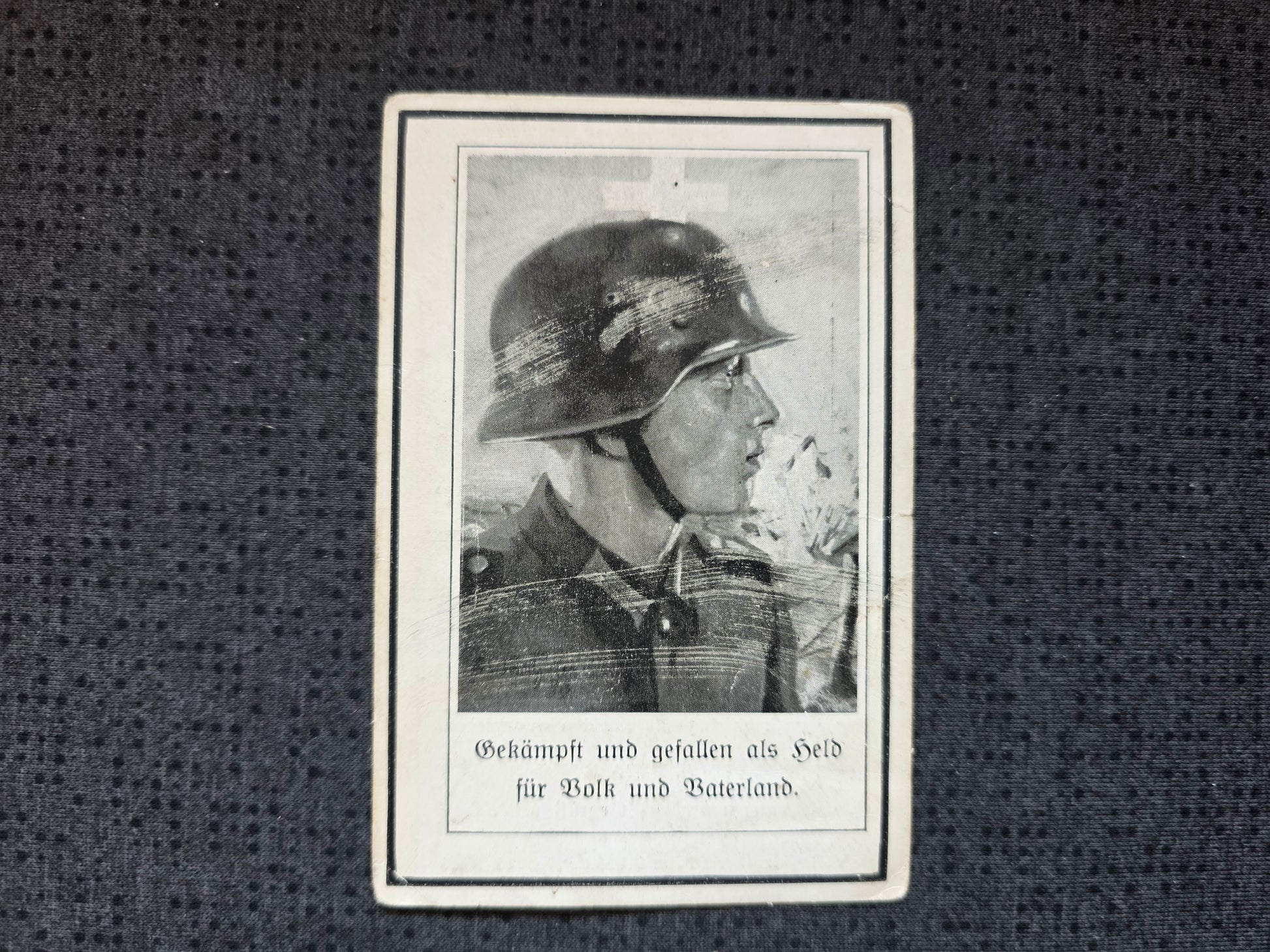 Sterbebild Gefreiter Kleinaign 2. Komp. Panzer-Jäger Abt. 173 Landenge Perekop Ukraine - www.mmilitaria.com