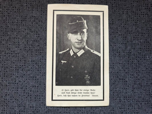 Sterbebild Leutnant Schönhaid Grenadier Regt. Polozk Weissrussland - www.mmilitaria.com