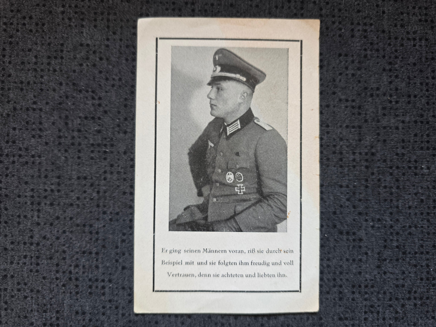 Sterbebild Oberleutnant Langerringen KP-Chef Pionier Btl. Zwiahel Ukraine - www.mmilitaria.com