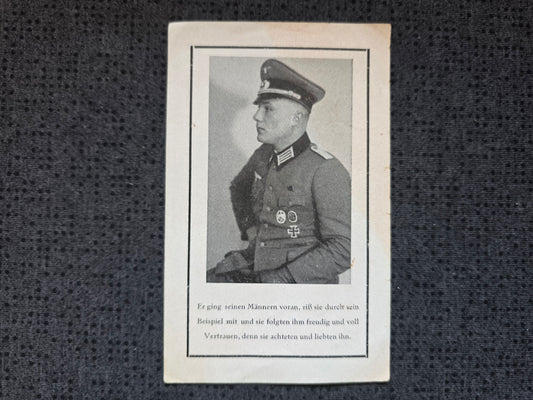 Sterbebild Oberleutnant Langerringen KP-Chef Pionier Btl. Zwiahel Ukraine - www.mmilitaria.com