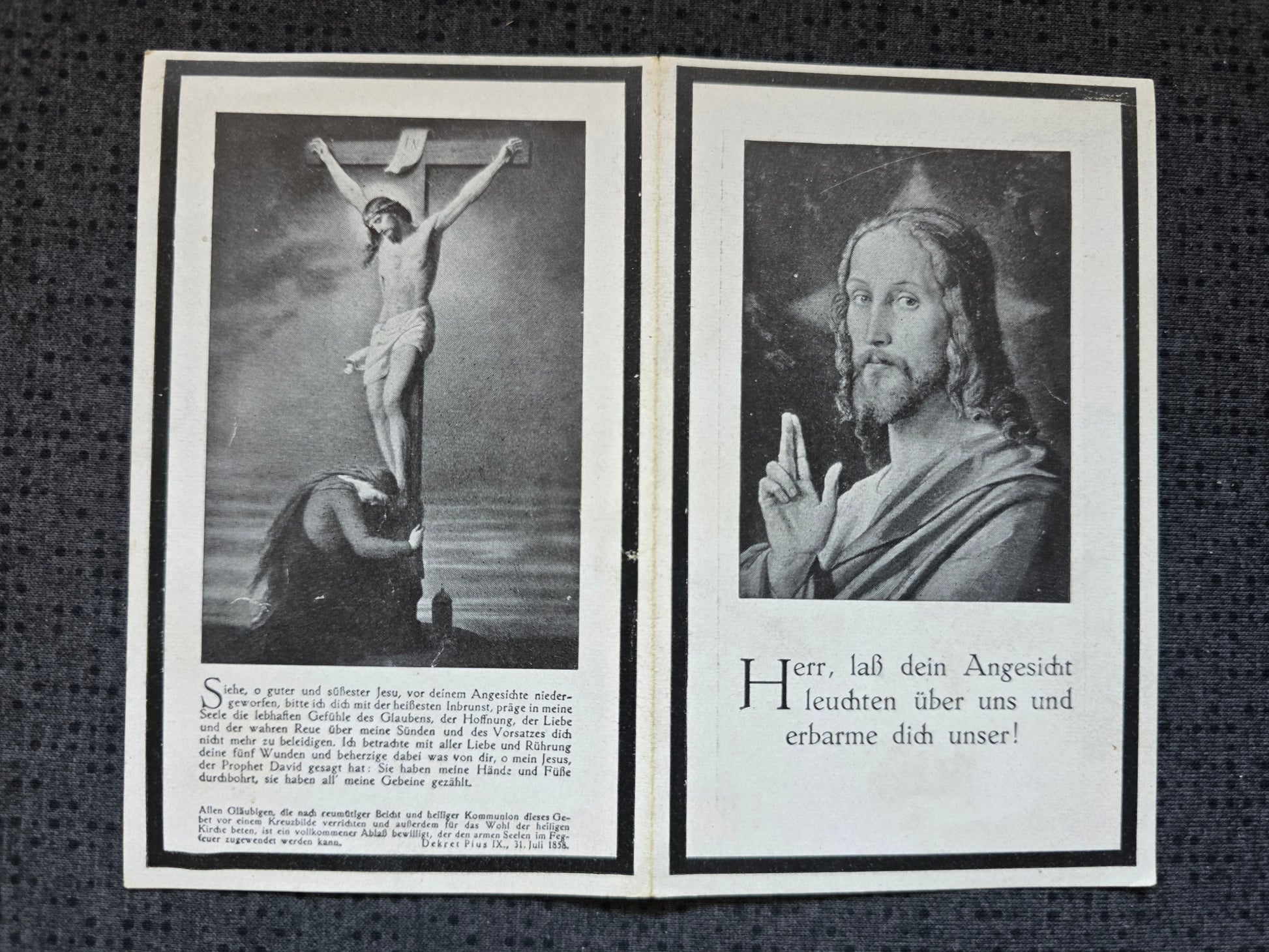 Sterbebild Unteroffizier Sicking 14. Komp. Inf. Regt. 445 Wesniny Russland - www.mmilitaria.com