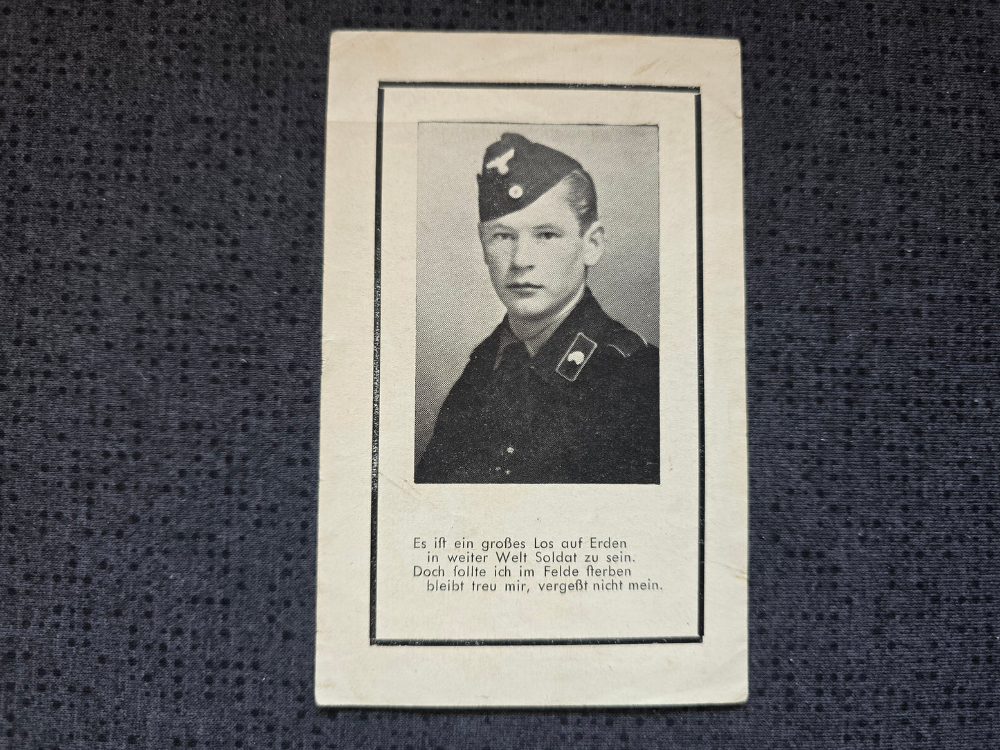 Sterbebild Oberschütze Atzlern Panzer Regiment Westfront 45 Landau Pfalz - www.mmilitaria.com
