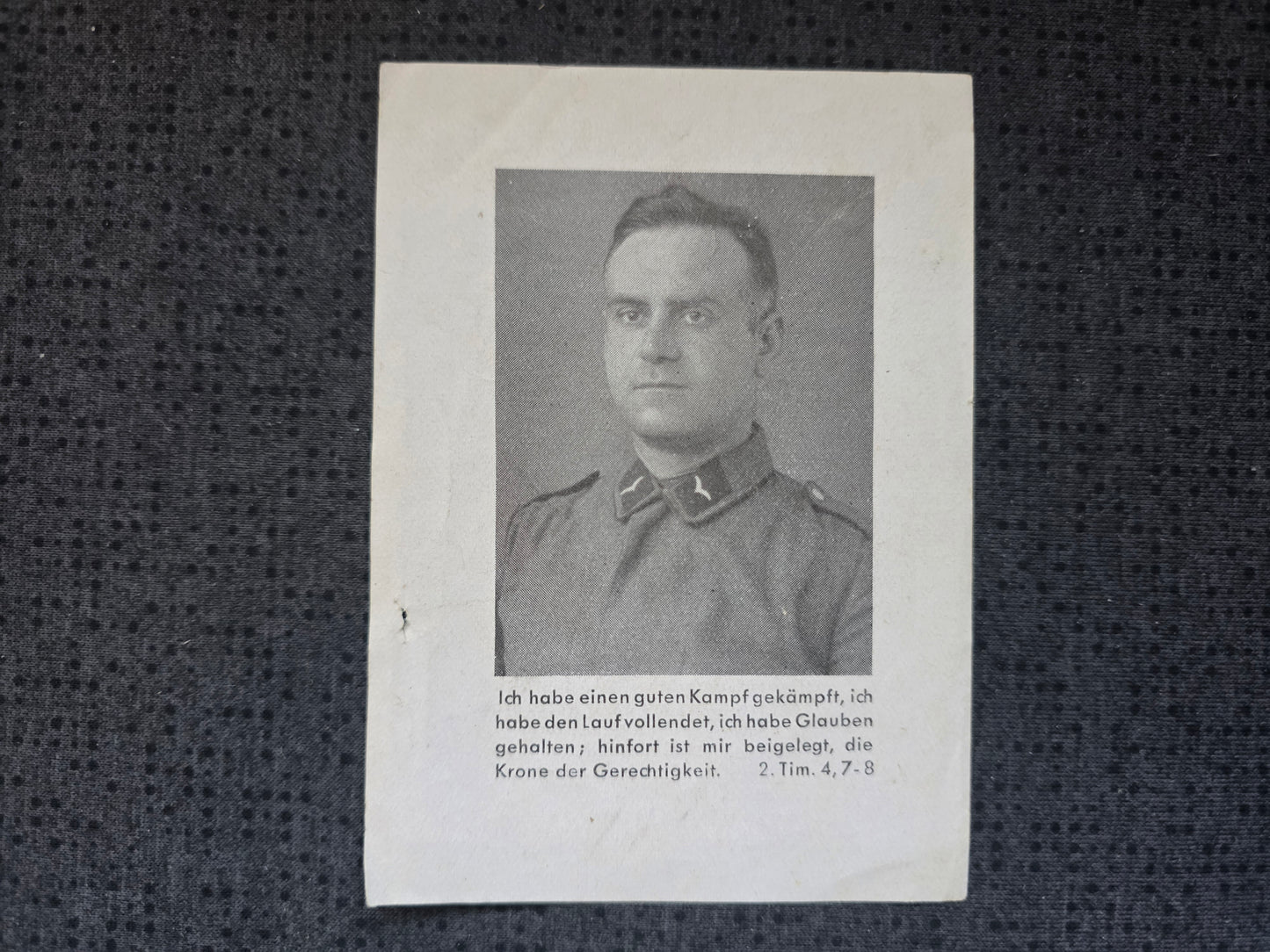 Sterbebild NSKK-Rottenführer Regensburg Machnowka Ukraine - www.mmilitaria.com
