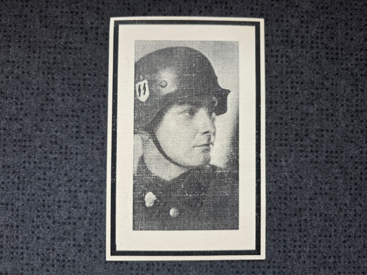 Sterbebild SS-Sturmmann Ichenhausen 15. Komp. SS-Inf. Regt. 11 Kamlinka Ukraine - www.mmilitaria.com